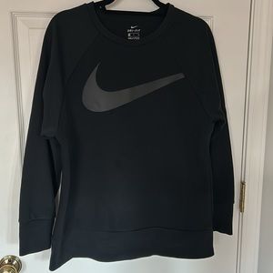 Nike dri-fit crew neck sweatshirt black